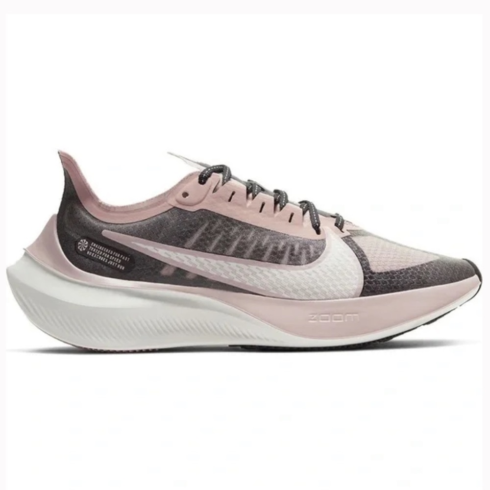 Nike Women's Pink and Gray Running Shoes